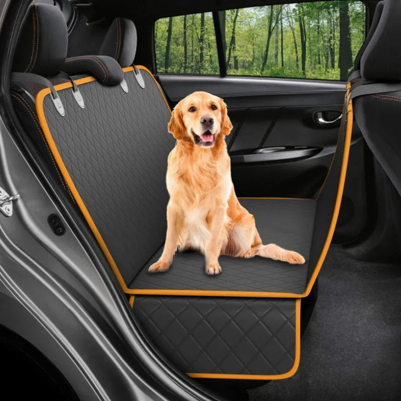 Dog Car Seat Cover Waterproof Pet Travel Dog Carrier Hammock Car Rear Back Seat Protector Mat Safety Carrier for Dogs Safety Pad