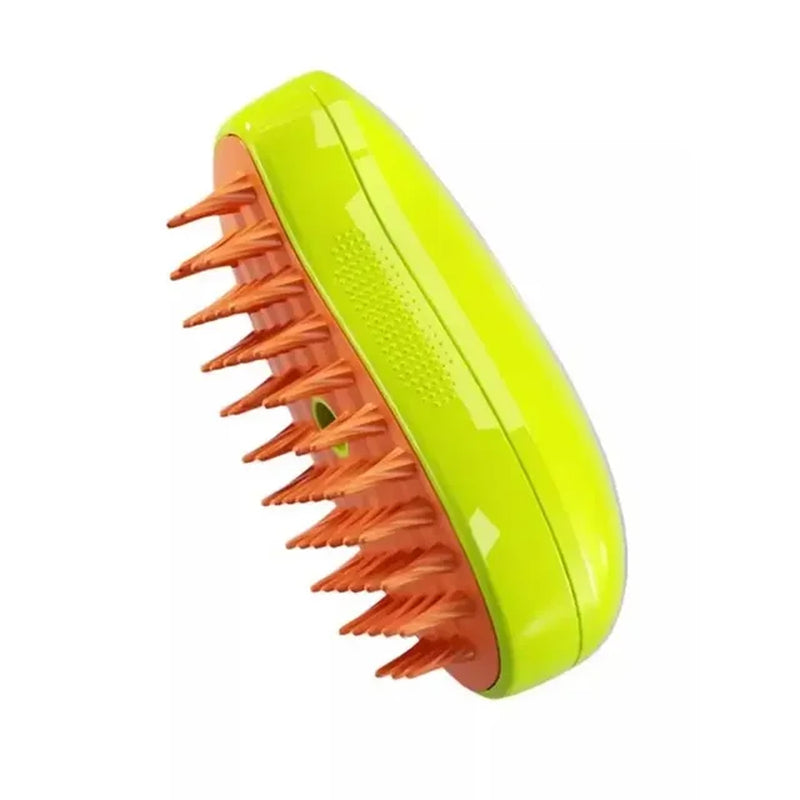 Cat & Dog Grooming Comb with Electric Spray Water Spray Soft Silicone Depilation Brush Kitten Pet Bath Brush Grooming Supplies