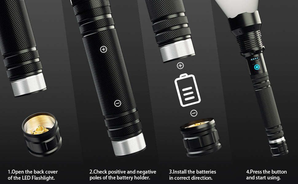 Gleam™ Tactical Laser Flashlight